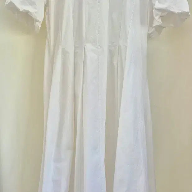 [BUNJANG] LAP White Puff Short Sleeve Dress / LAP 화이트 퍼프 반팔 원피스 F