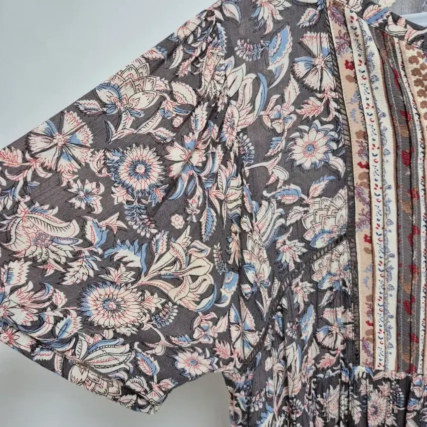 [BUNJANG] Thursday Island Flower Pattern Midi Dress / Thursday Island 플라워 패턴 원피스