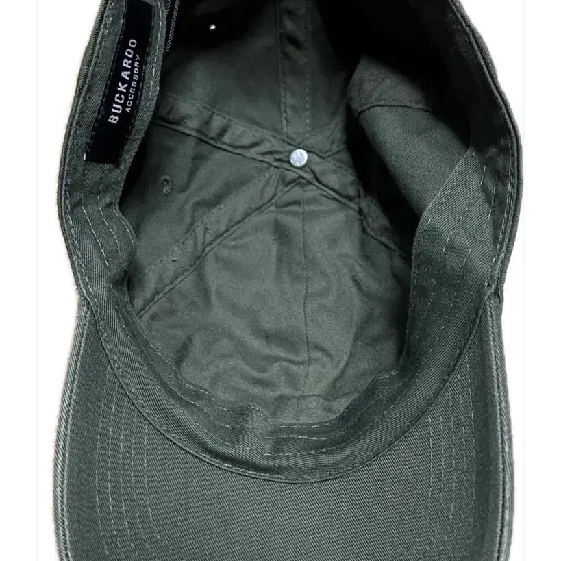 [BUNJANG] Buccheru Embroidered Logo Vintage Khaki Cap / [새상품] 버커루모자