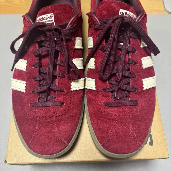 [BUNJANG] Adidas Bermuda Burgundy Sneakers (265) / [265] 아디다스 버뮤다 버건디