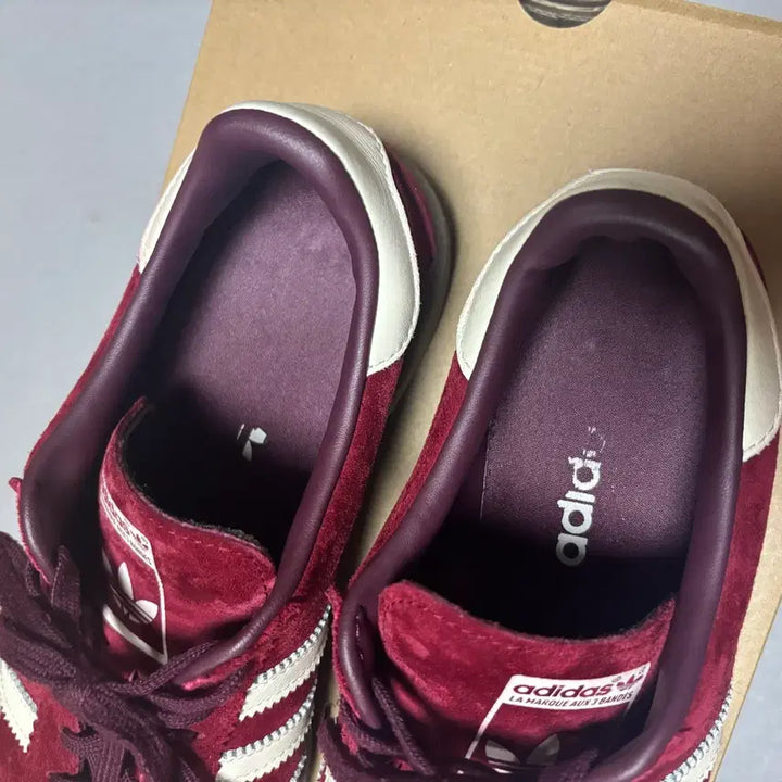 [BUNJANG] Adidas Bermuda Burgundy Sneakers (265) / [265] 아디다스 버뮤다 버건디