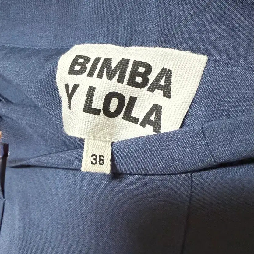 [BUNJANG] BIMBA Y LOLA Navy Viscose Blend Trousers / (1회착용)빔바이롤라 슬랙스 트라우저