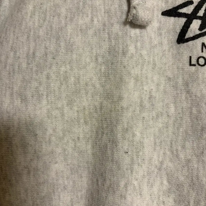 [BUNJANG] Stussy World Tour Hoodie Ash Heather Size S / 스투시 월드투어 후드티 s사이스 애쉬 헤더
