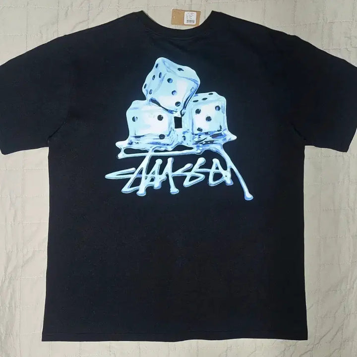 [BUNJANG] Stussy Dice Melted Short Sleeve T-Shirt XL / [새 상품] 스투시 다이스 멜티드 반팔티 XL