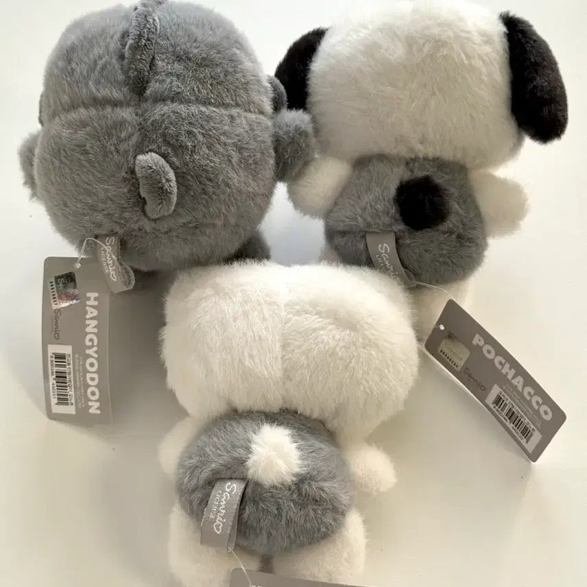 [BUNJANG] Sanrio Monotone Doll Keyring Set (14cm) / 산리오 모노톤 인형 키링 14cm 3종