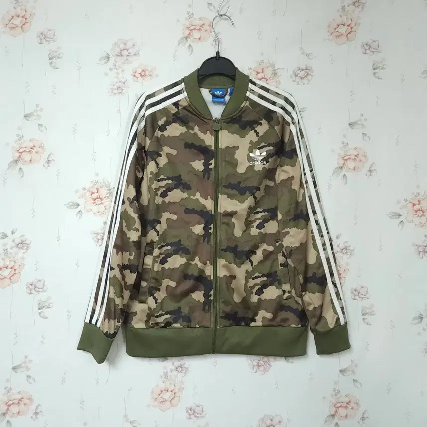 [BUNJANG] Adidas Camo Jersey Track Top S (160) / 아디다스 카모 저지 트랙탑 S (160)