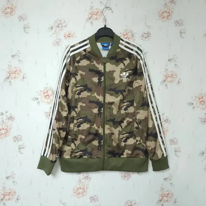 [BUNJANG] Adidas Camo Jersey Track Top S (160) / 아디다스 카모 저지 트랙탑 S (160)