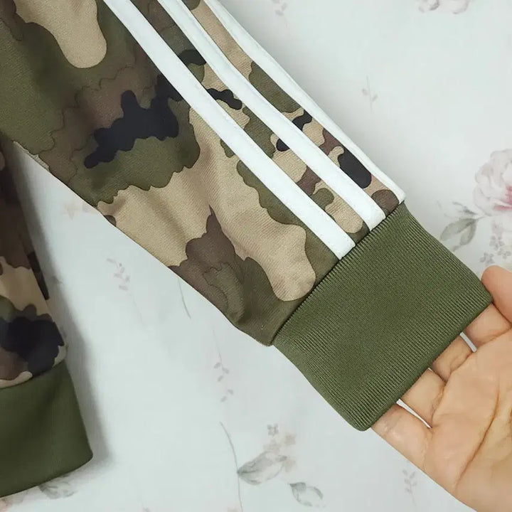 [BUNJANG] Adidas Camo Jersey Track Top S (160) / 아디다스 카모 저지 트랙탑 S (160)