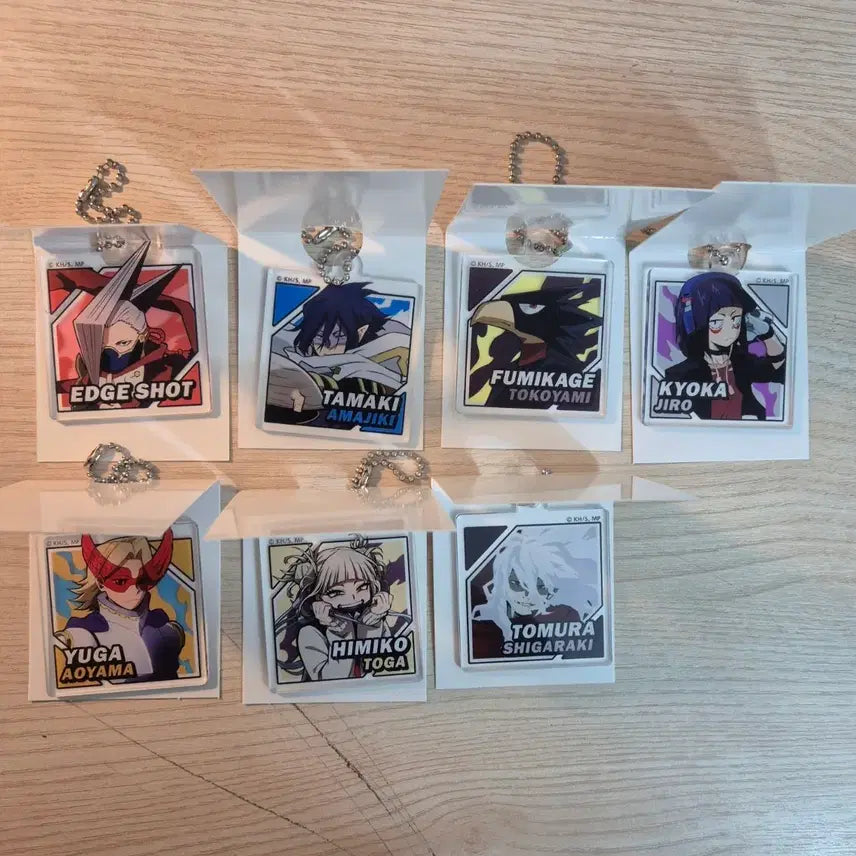 [BUNJANG] My Hero Academia Daiiso Acrylic Keyring Bundle Set / 히로아카 나히아 다이소 아크릴 키링 일괄