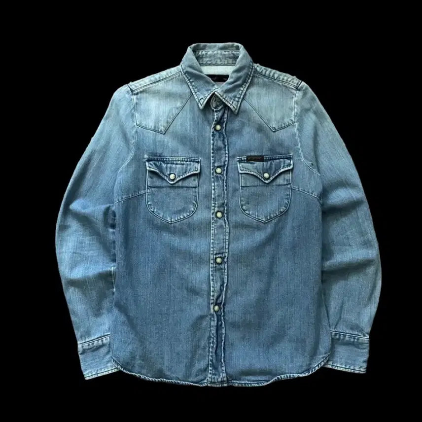 [BUNJANG] Hysteric Glamour Denim Western Shirt / Hysteric Glamour 히스테릭글래머 데님 웨스턴 셔츠