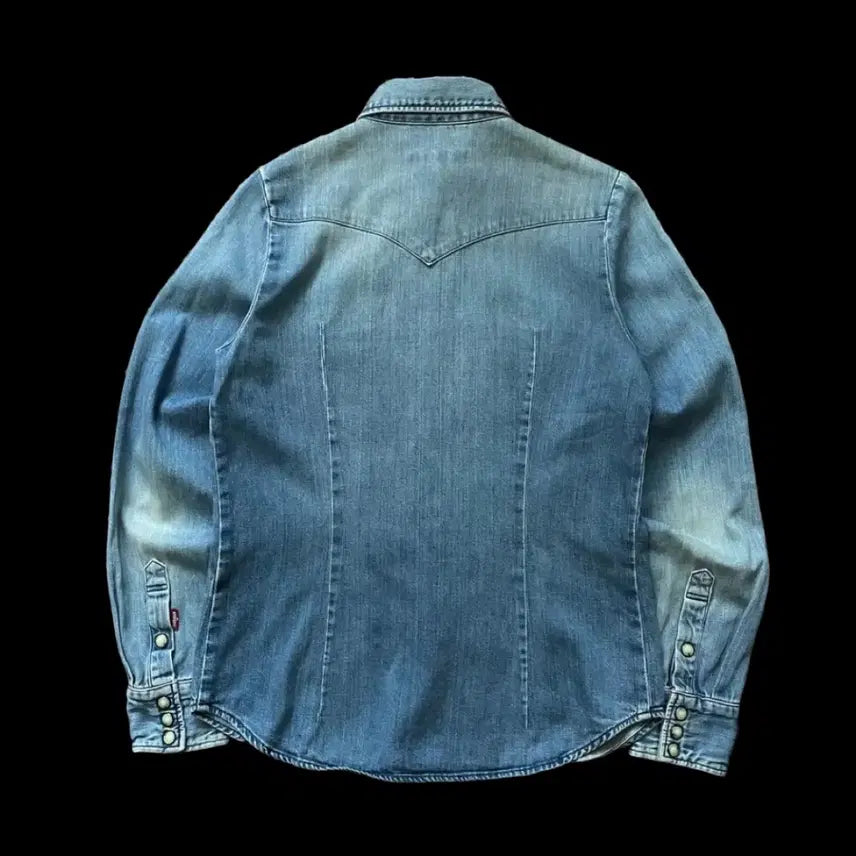 [BUNJANG] Hysteric Glamour Denim Western Shirt / Hysteric Glamour 히스테릭글래머 데님 웨스턴 셔츠