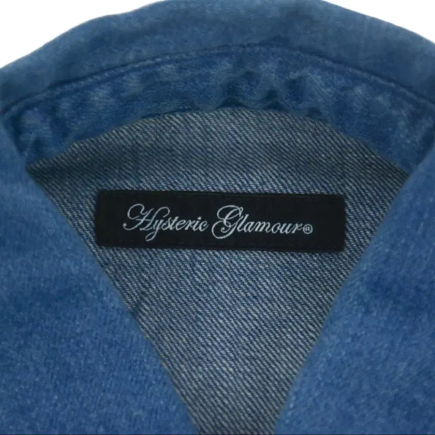 [BUNJANG] Hysteric Glamour Denim Western Shirt / Hysteric Glamour 히스테릭글래머 데님 웨스턴 셔츠