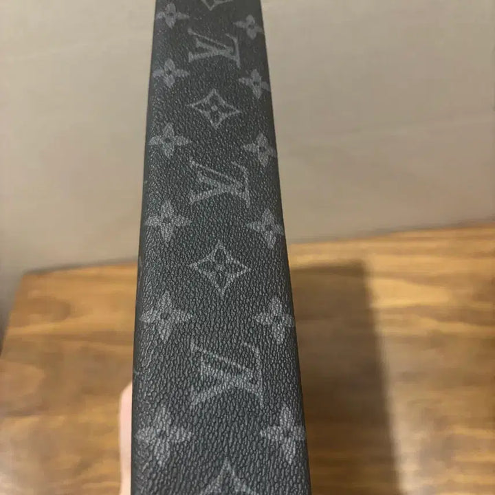 [BUNJANG] Black Leather Clutch Pouch Card Wallet / 블랙 레더 클러치 파우치 카드지갑