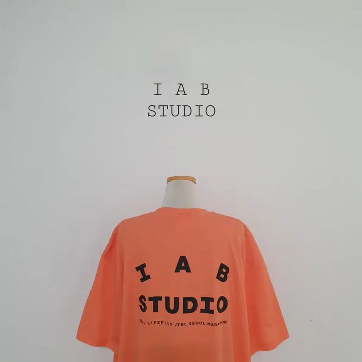 [BUNJANG] IAPP STUDIO Orange T-Shirt XXL / No.26050618 아이앱스튜디오 오렌지 반팔 티셔츠