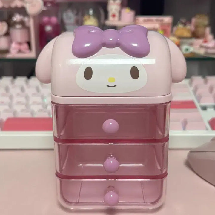 [BUNJANG] My Melody Storage Drawer Unit / 마이멜로디 수납함 서랍장