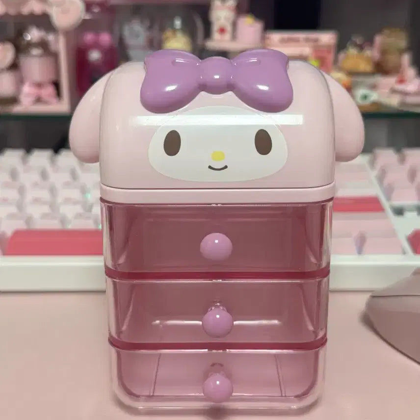 [BUNJANG] My Melody Storage Drawer Unit / 마이멜로디 수납함 서랍장