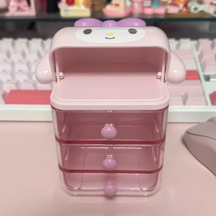 [BUNJANG] My Melody Storage Drawer Unit / 마이멜로디 수납함 서랍장