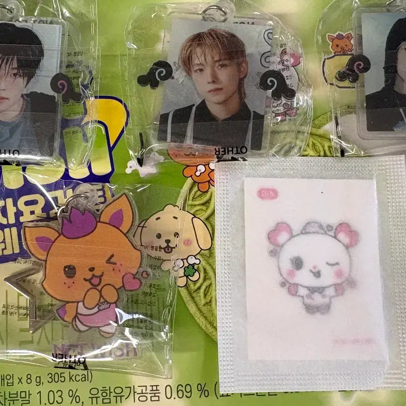 [BUNJANG] NCT WISH Seven Eleven Collaboration Keychain Bundle Set / 세븐 위시 키링