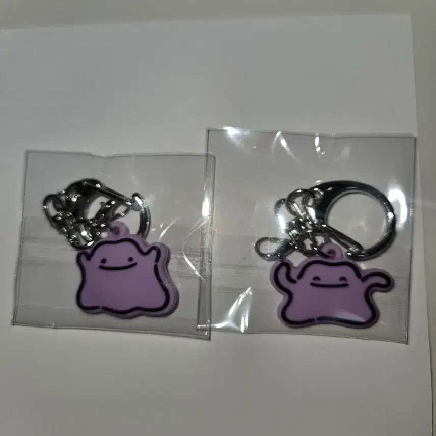 [BUNJANG] Ditto Keychain 2 Types Set / 메타몽 키링 2종 판매