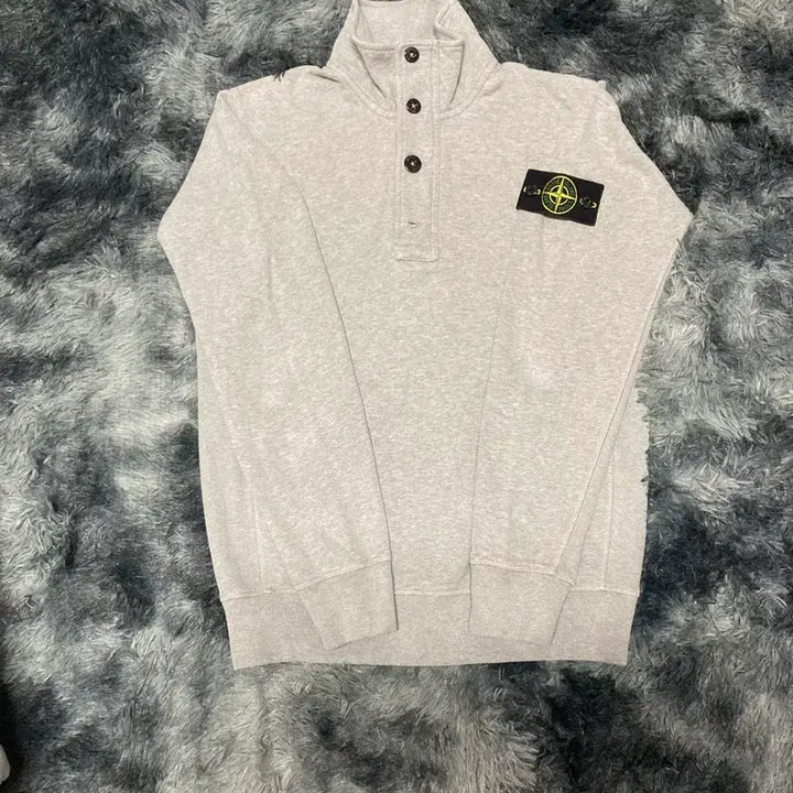 [BUNJANG] Stone Island Half-Zip Sweatshirt / 스톤아일랜드 반집업