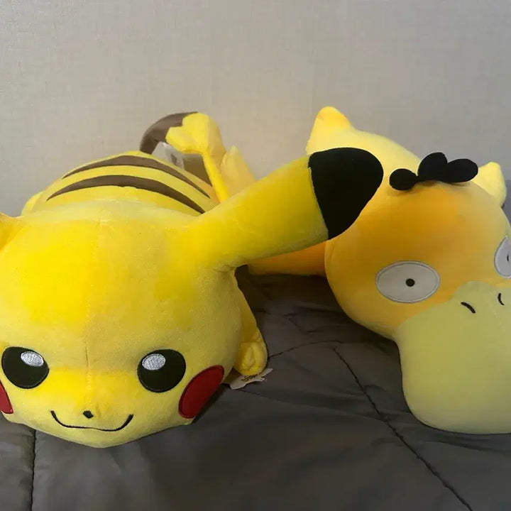 [BUNJANG] Pokemon Pikachu &amp; Psyduck Doll Set / [새상품] 포켓몬스터 피카츄 고라파덕 인형 세트