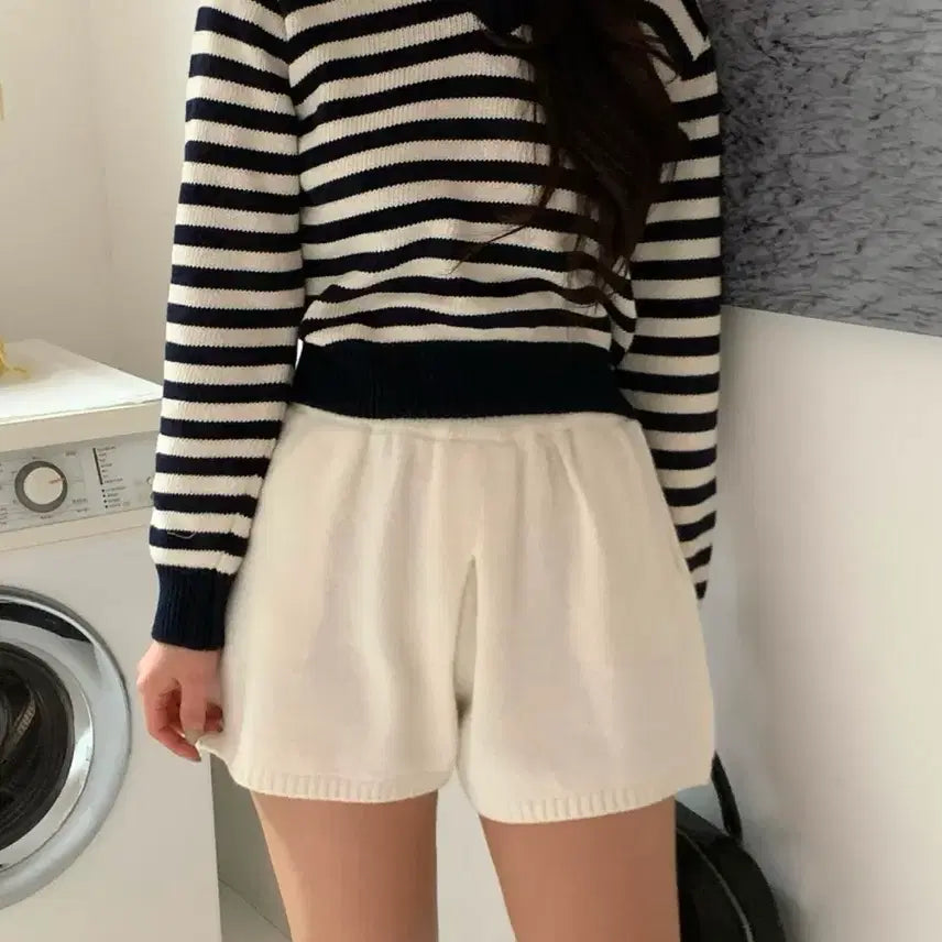 [BUNJANG] Kkonmi-go Eden Knit Pants (Ivory, Unsealed) / [미개봉 새상품]꼰미고 이든 니트 팬츠