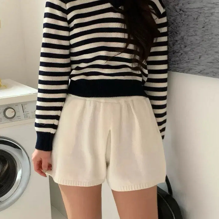 [BUNJANG] Kkonmi-go Eden Knit Pants (Ivory, Unsealed) / [미개봉 새상품]꼰미고 이든 니트 팬츠
