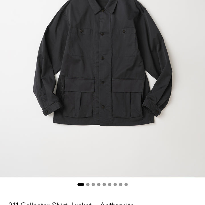 [BUNJANG] My Library 311 Collector Shirt Jacket - Anthracite / [S]마이라이브러리 311 Collector Shirt Jacket