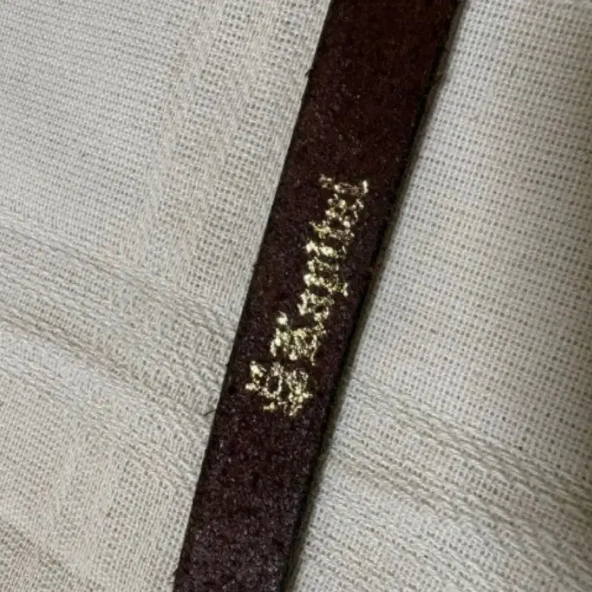 [BUNJANG] Kapital Brown Leather Belt Ring Buckle / 캐피탈 브라운 가죽 벨트 링버클