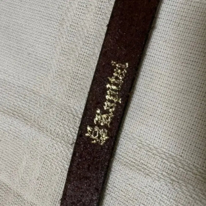 [BUNJANG] Kapital Brown Leather Belt Ring Buckle / 캐피탈 브라운 가죽 벨트 링버클