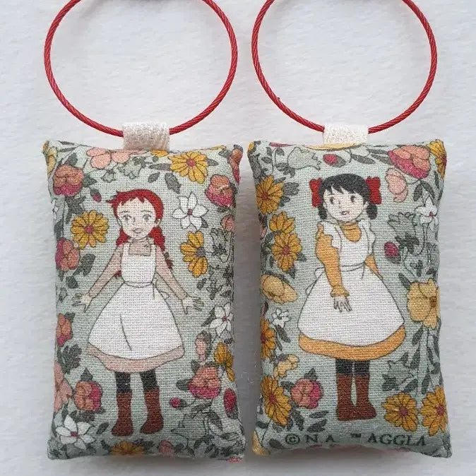 [BUNJANG] Handmade Anne of Green Gables Keychain / Bag Charm (Mint) / 핸드메이드 빨간머리앤 키링/백참(민트)_개당
