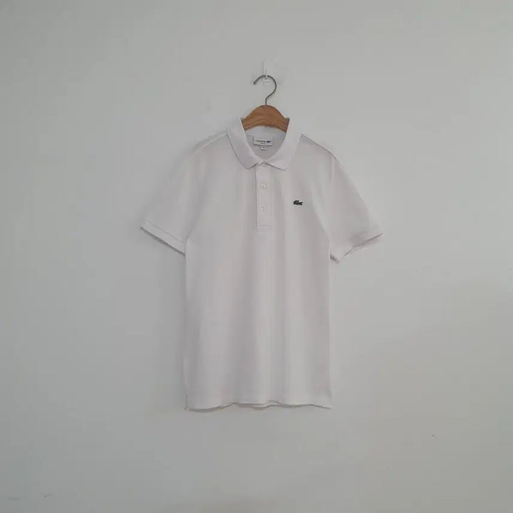 [BUNJANG] Lacoste White Short Sleeve Polo T-Shirt / No.26050703 라코스테 화이트 반팔 카라티