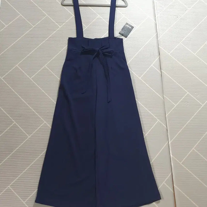 [BUNJANG] ab.plus Navy Wide Jump Suit Pants Size 85 / (새상품)85 ab.plus 에이비플러스 멜빵 와이드 팬츠 점프수트