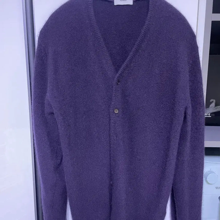 [BUNJANG] My Library 314 Halo Raccoon Cardigan - Eclipse (Size S) / [S]마이라이브러리 314 Halo Raccoon Cardigan