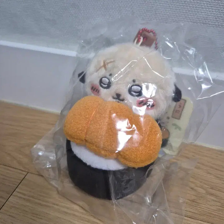 [BUNJANG] Chiikawa Rakko Sushi Uni Mascot Plush / 치이카와 랏코 초밥 스시 우니 마스코트 인형 미개봉 새제품