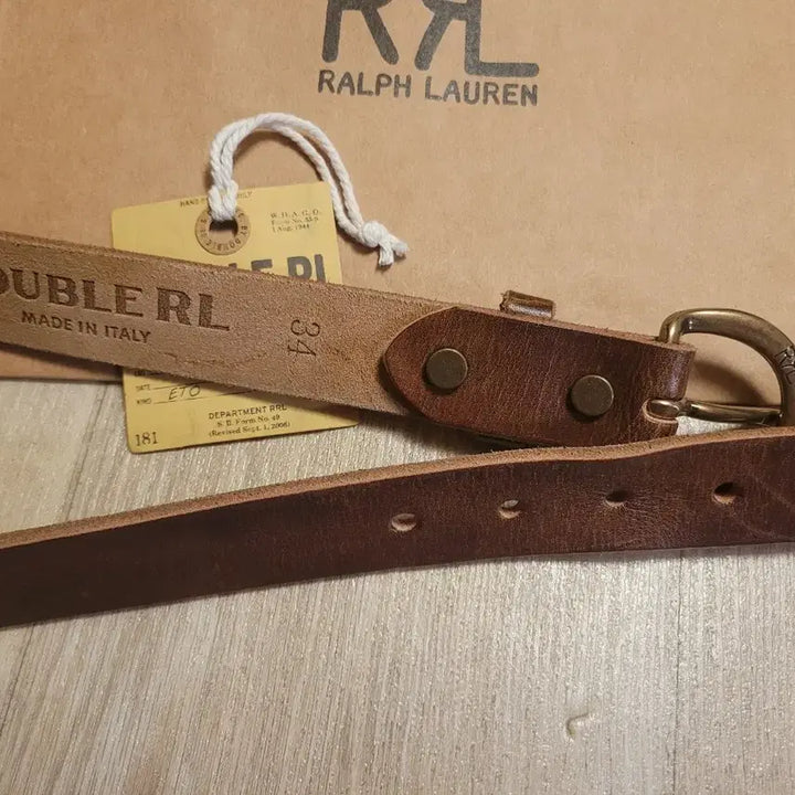 [BUNJANG] RRL Terence Tumbled Leather Belt / rrl 더블알엘 테런스 텀블드 레더벨트 34