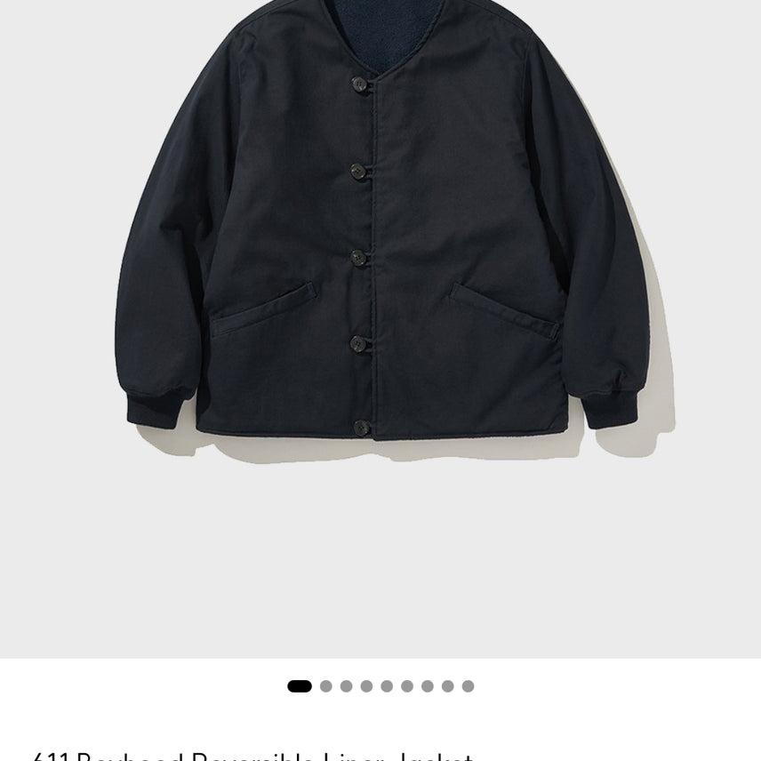 [BUNJANG] My Library 611 Boyhood Reversible Liner Jacket / [S]마이라이브러리 611 Boyhood Reversible Liner