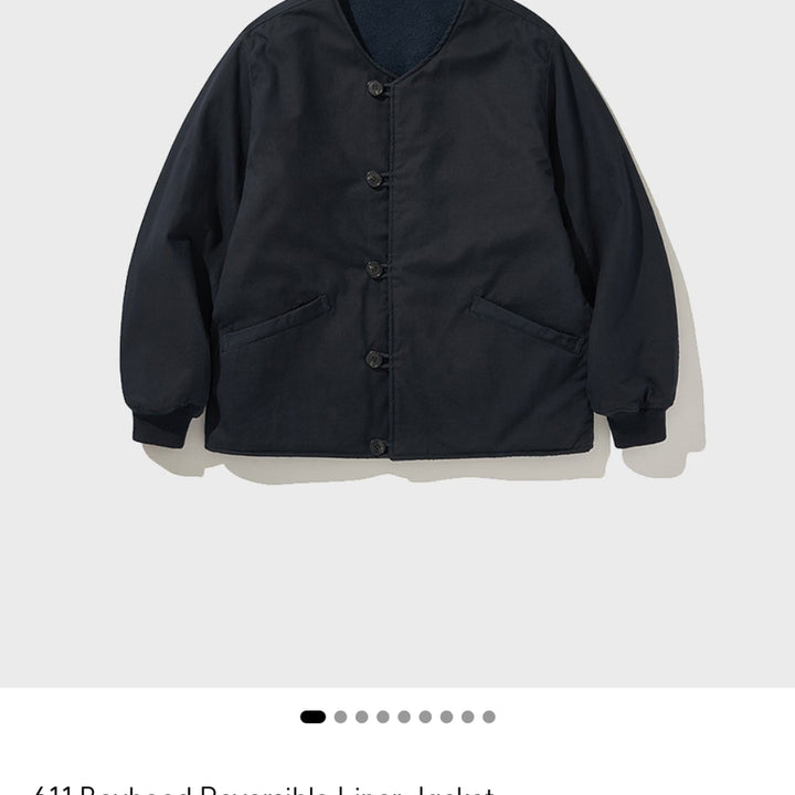 [BUNJANG] My Library 611 Boyhood Reversible Liner Jacket / [S]마이라이브러리 611 Boyhood Reversible Liner