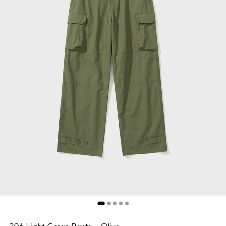 [BUNJANG] My Library 306 Light Cargo Pants - Midnight Ocean (Size S) / [S]마이라이브러리 306 Light Cargo Pants
