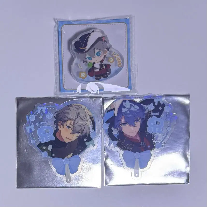 [BUNJANG] Ensemble Stars! Sena Izumi Cheer Clear Card &amp; Acrylic Corotto Bundle / 앙스타 오시 응원 클리어카드 세나 이즈미 아크릴 코롯토