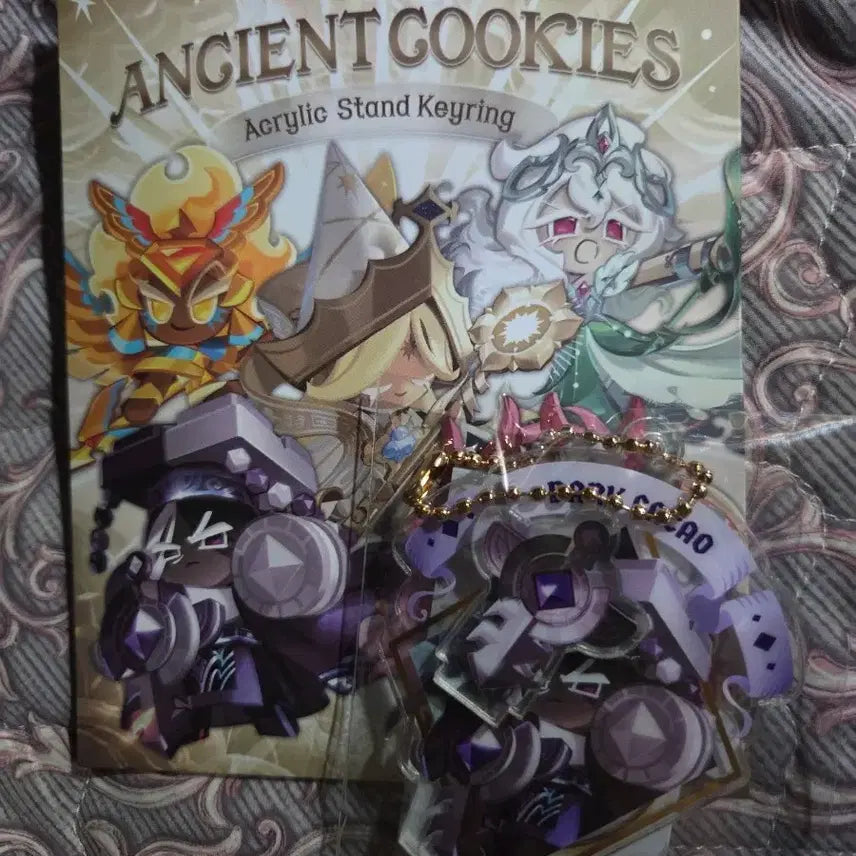 [BUNJANG] Cookie Run Ancient Cookie Random Acrylic Stand Keyring Dark Cacao / 쿠키런 에인션트 쿠키 랜덤 아크릴 스탠드키링 다크카카오