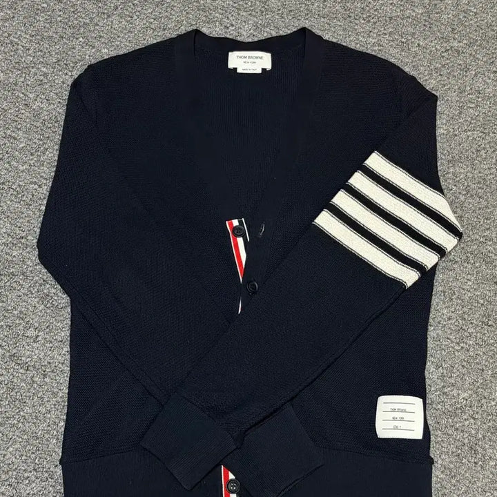 [BUNJANG] Thom Browne Open Ruffle Stitch Stripe Cardigan Size 2 / <오케이몰판,새상품급> 톰브라운 가디건 2사이즈
