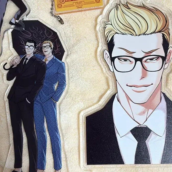 [BUNJANG] Lookism Jun Goo &amp; Jong Gun Bundle Keychains / 외지주 준구 종건 일괄판매