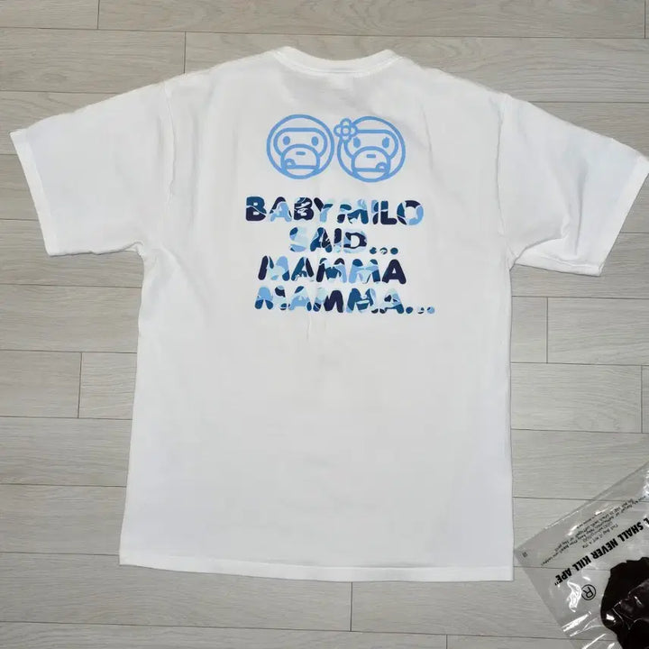 [BUNJANG] BAPE ABC Camo Baby Milo Ice Pop Summer T-Shirt White / 베이프 ABC 카모 베이비 마일로 아이스 팝 썸머 티셔츠 화이트
