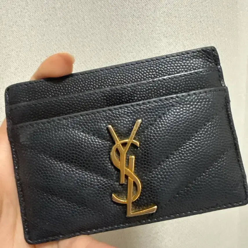 [BUNJANG] Saint Laurent Card Holder / 생로랑 카드지갑