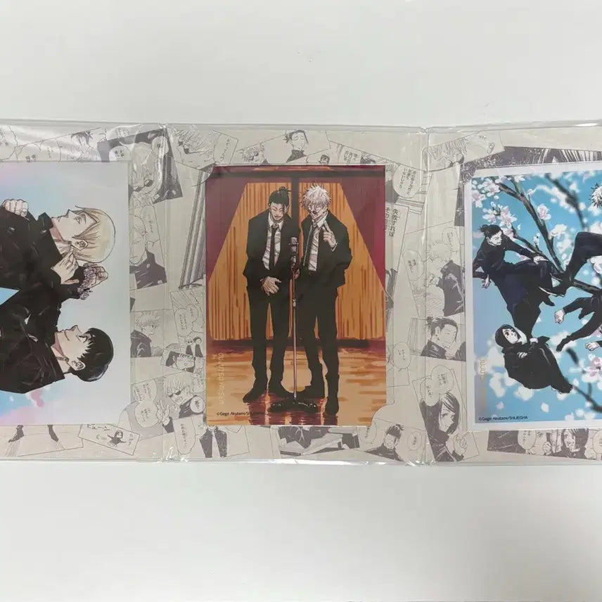 [BUNJANG] Jujutsu Kaisen Ep. 1-5 Arc Gojo Geto 3-Tier Postcard Set / 주술회전 회옥옥절 고죠 게토 3단 엽서