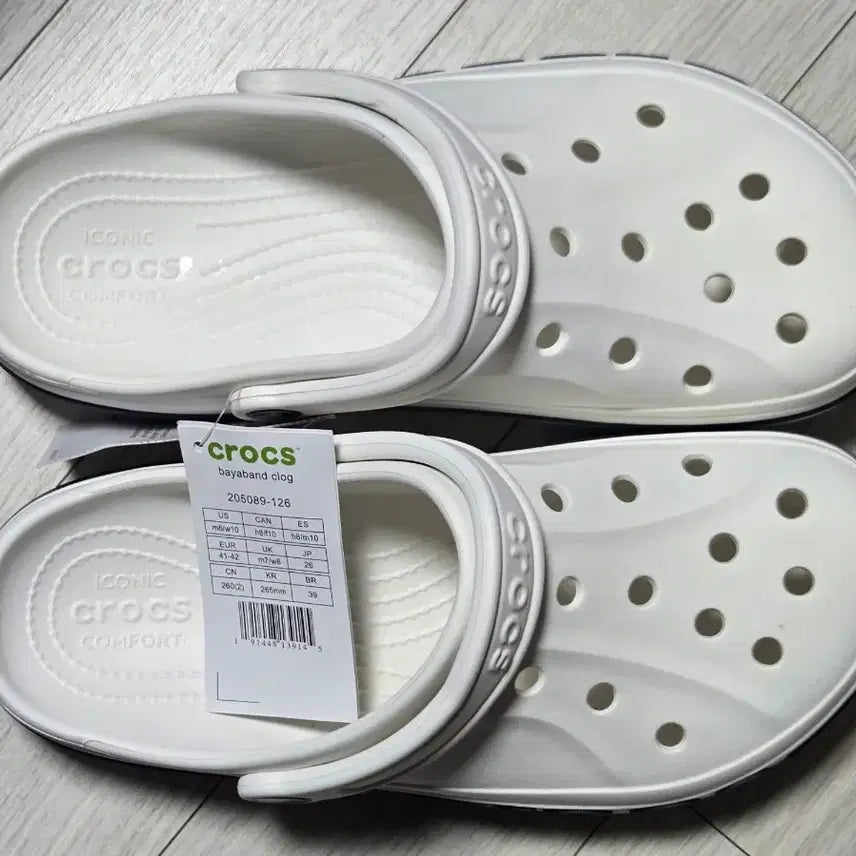 [BUNJANG] Crocs Bayaband Clog White 265 / 크록스 265 바야밴드 클로그 화이트