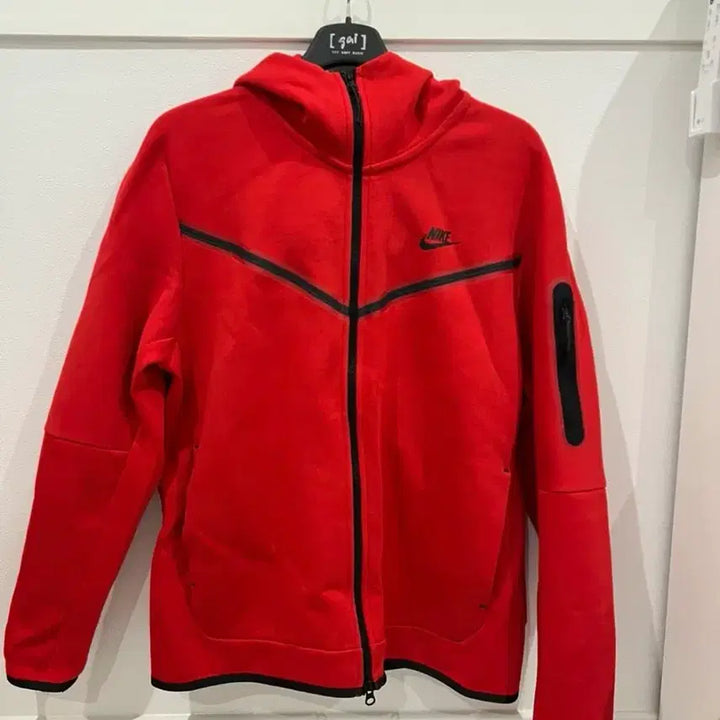 [BUNJANG] Nike Tech Fleece Hoodie University Red / 나이키 테크플리스 유니버시티 레드