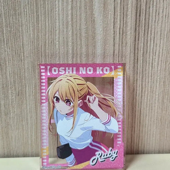[BUNJANG] Oshi no Ko Hoshino Ruby Acrylic Block + Akane &amp; Kana Photocard Set / 최애의 아이 호시노 루비 아크릴 블록 + (아카네, 카나 포카 증정)