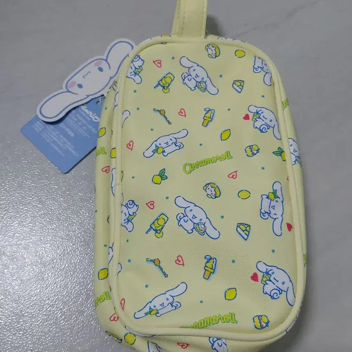 [BUNJANG] Sanrio Cinnamoroll Yellow Pouch / 산리오 시나모롤 옐로우 파우치